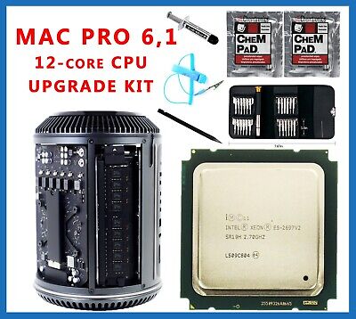 Apple Mac Pro 6 1 Late 13 2 7ghz E5 2697 V2 12 Core Xeon Cpu Upgrade Kit Sr19h Ebay