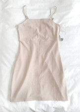 BP Beige Strappy Mini Dress Size Medium