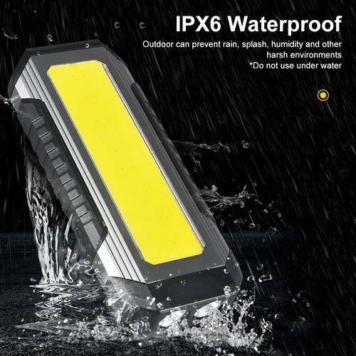 4000mAh COB LED KFZ Arbeitsleuchte Akku Werkstattlampe Handlampe mit Magnet - Bild 8 von 12