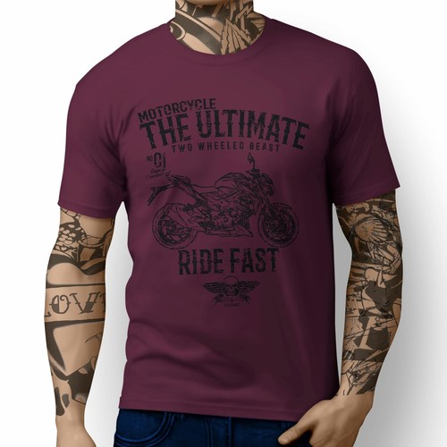 JL Ultimate Illustration for A Suzuki GSX S750Z 2018 Motorrad Fan T-Shirt - Bild 16 von 24