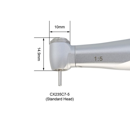 Pieza de mano eléctrica dental COXO 1:5 contraángulo creciente LED NSK Ti MAX X95L - Imagen 6 de 48