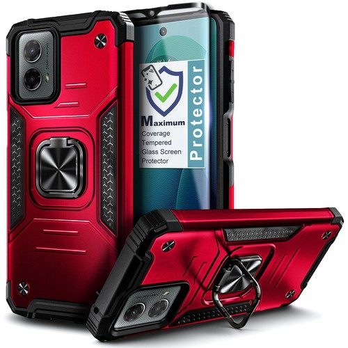 Funda para Motorola Moto g STYLUS (2024) 5G a prueba de golpes con soporte de anillo + vidrio templado - Imagen 18 de 31