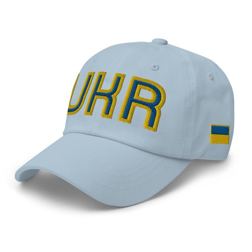 Ukraine National Flag Retro UKR Soccer Baseball Cap Dad Hat - Picture 11 of 12