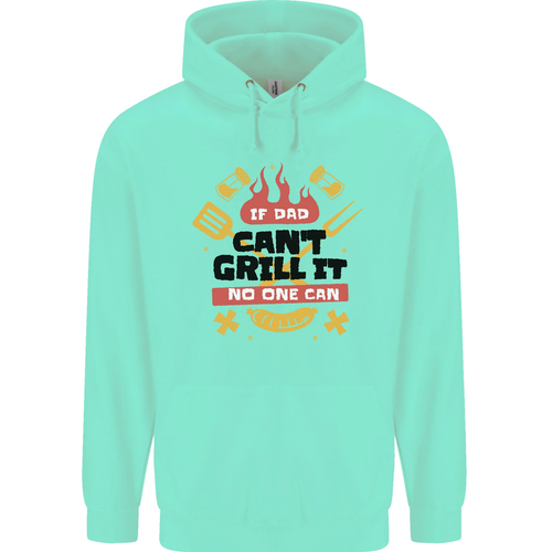 If Dad Cant Grill It No One Can Funny BBQ Childrens Kids Hoodie - Picture 65 of 72