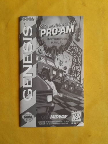 1992 SEGA CHAMPIONSHIP PRO-AM MIDWAY WITH MANUAL VG5am-1 - Picture 10 of 12