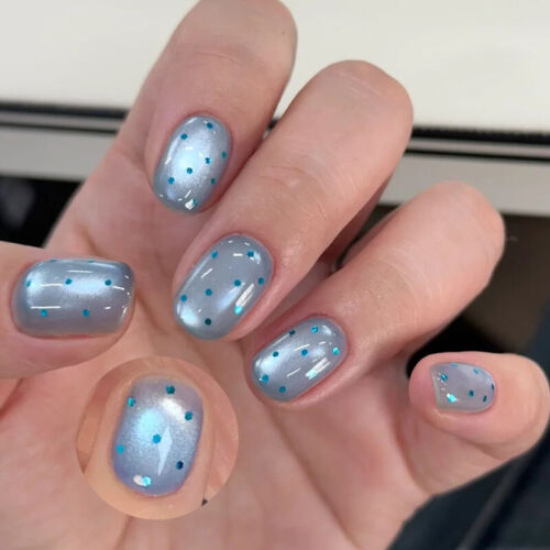 BORN NICE 10ml Smalto Gel Magnetico Unghie Gatti Gel Luce Colorato Baia - Foto 5 di 8