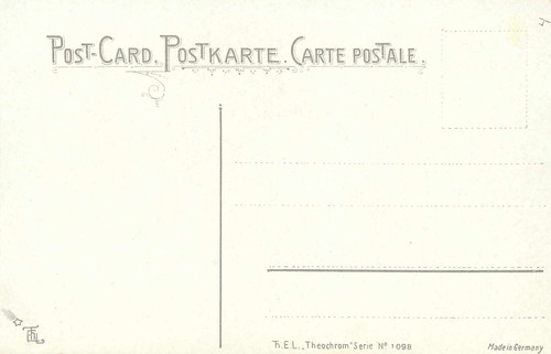Postal Romance Hombre Manos Mujer Rosa para Cantar Dividida C. 1910 Sin Publicar - Imagen 2 de 2