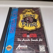 Crime Patrol (Sega CD, 1994) CIB w/Registration & Foam