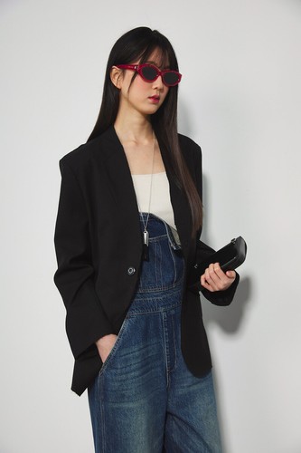 Mujer THE ROW Primavera Suelta Solapa Frontal Hombro Mangas Largas Chaqueta Top Traje - Imagen 18 de 25