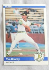 1984 Fleer Oakland A's Baseball Card Pick one