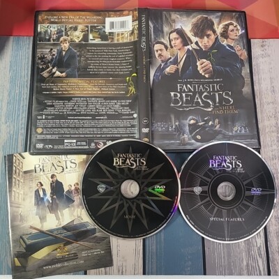 Fantastic Beasts and Where to Find Them (DVD, 2016) Two Disc Set!