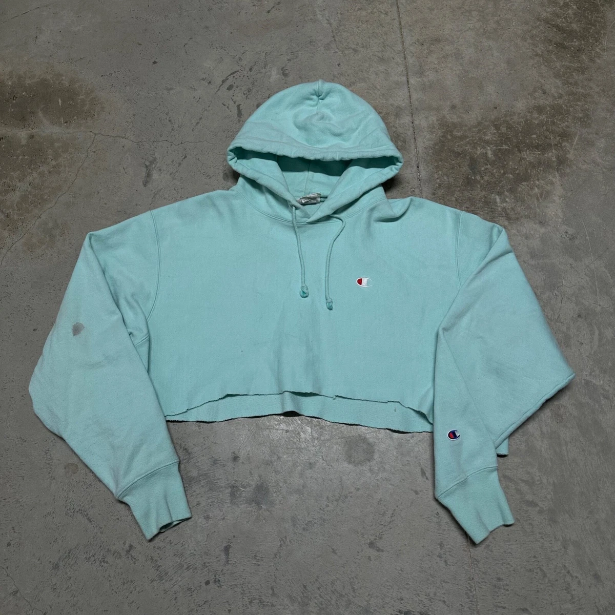 Light blue best sale women's champion sweatshirt