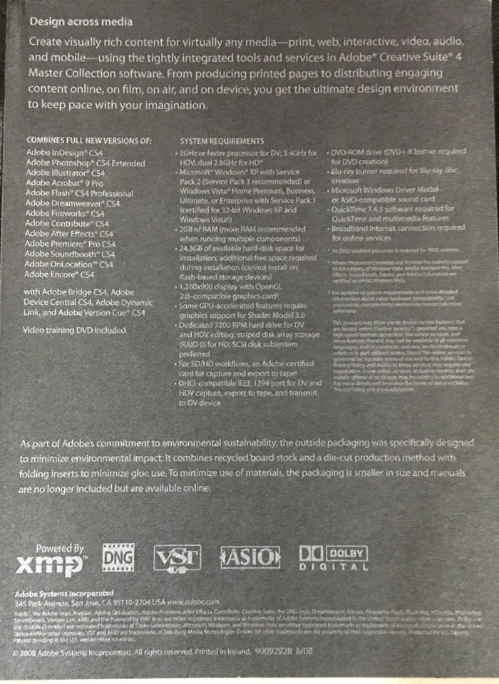 Adobe Creative Suite CS4 Master Collection: versión educativa Foto 2 de 4