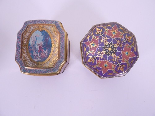 Meister Deko Dosen Vintage Made in Brazil Design Art Deco/Amor Stil 2er Set