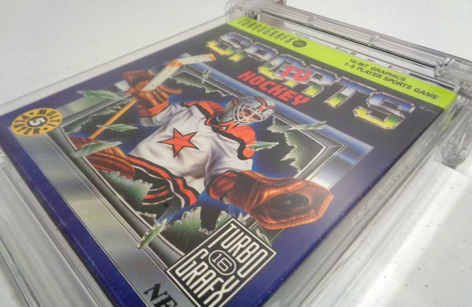 TV Sports Hockey (TurboGrafx-16 TG16) USA SEALED GRADED WATA 9.8 A++ VIDEO GAME - Image 4 of 4