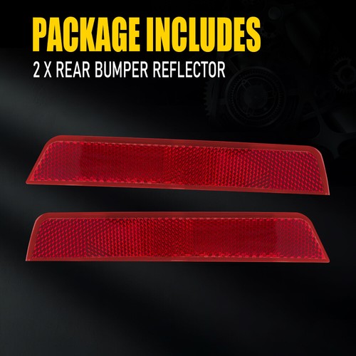 1/2x Bumper Reflector For 2010-17 Chevrolet Equinox Rear Passenger Driver Side - Picture 12 of 43