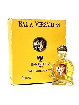 BAL A VERSAILLES Women PARFUM DE TOILETTE 2.4ml Splash Travel MINI SAMPLE (C59