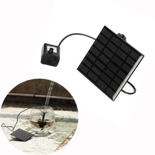 7V Solar Panel Power Fountain Water Pump Garden Pond Pool Outdoor Watering Kit