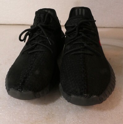 ADIDAS YEEZY BOOST 350 V2 BLACK RED MENS USA 11.5 TENNIS SHOES ATHLETIC