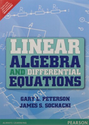Linear Algebra and Differential Equations by Gary Peterson, International Ed.  