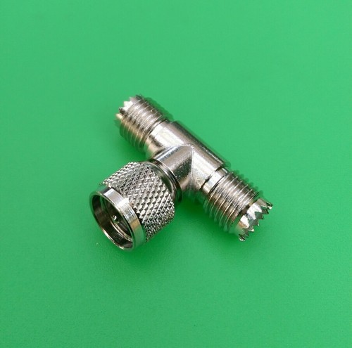 (1 PC) Connettore Mini UHF T TIPO 1 maschio a 2 femmina - Venditore USA  - Foto 1 di 3