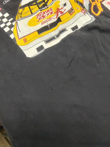 Vintage Morgan Shepherd Texas Pete Hot Stuff Nascar Tshirt Size M SUPER RARE - Picture 5 of 12
