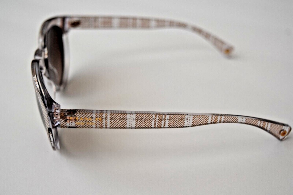 Coach L059 Aria Dark Brown Ticking Stripe HC8063 5128/13 53 