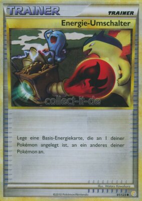 Pokemon Heartgold Soulsilver 91/123 - Energie-Umschalter Deutsch