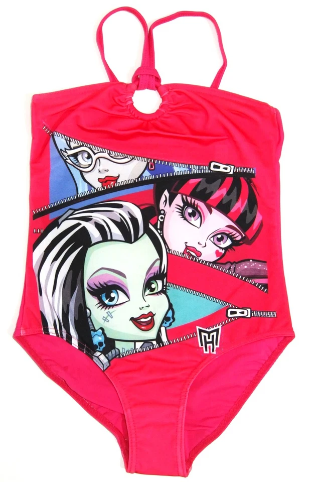 Maillot de bain 1 pièce rose MONSTER HIGH- enfant fille - - Photo 1/1