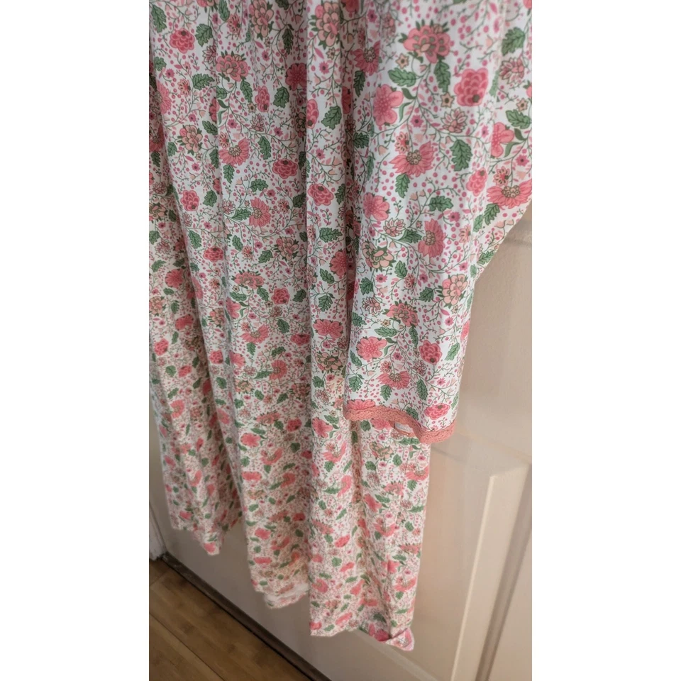 Maxi Camisón Floral Algodón Pima Cuddl Down, Grande, Grandmacore, Cottagecore Foto 4 de 4