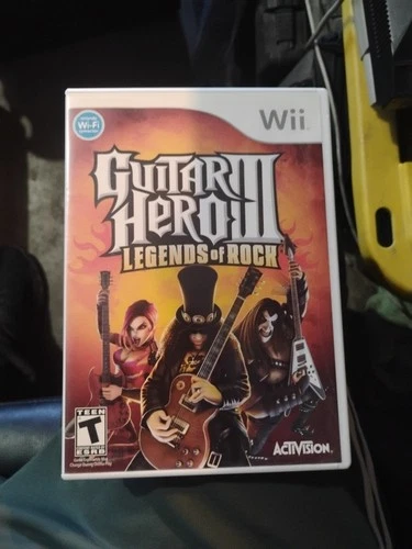 New Listing🔥Guitar Hero III: Legends of Rock - Nintendo Wii ( COMPLETE) look at the disk