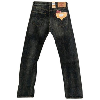 Levi's Jeans Hose Schwarz Straight Leg 501 Herren W32 L32 Levis Jeanshose