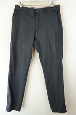 Tommy HIlfiger Mens Cotton Button Chino Trousers Blue W32 L32