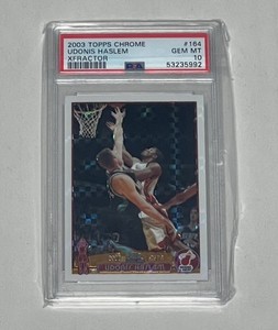 2003 TOPPS Chrome  Udonis Haslem Xfractor #105/220