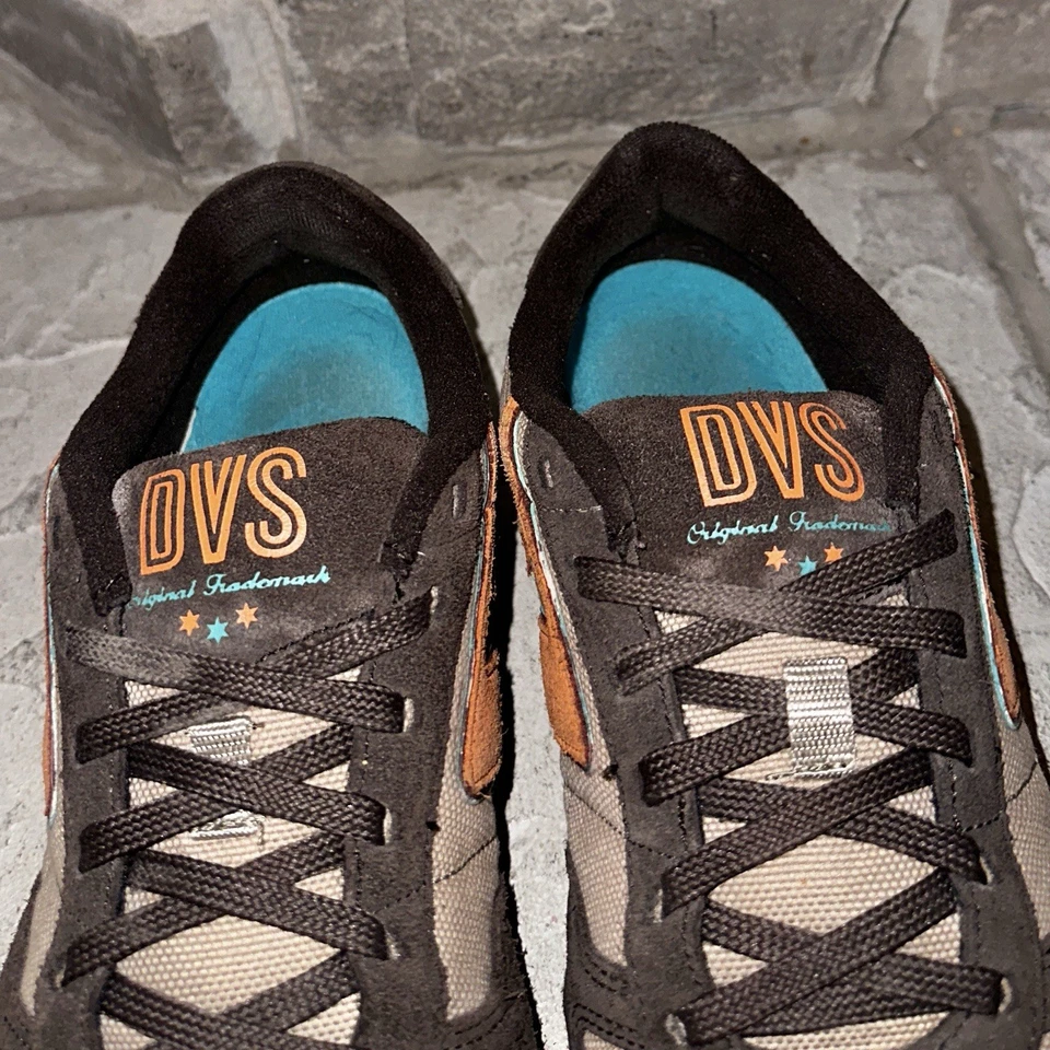 DVS Drake Marrón Gamuza Vintage Zapatos de Monopatín Tenis 9 Mujeres Foto 4 de 4