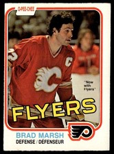 1981-82 O-Pee-Chee Brad Marsh Philadelphia Flyers #47