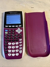 Texas Instruments TI-84 Plus C Silver Edition Graphing Calculator - Pink - Read