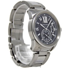Cartier Calibre 42mm Stainless Steel W7100016 Automatic BLACK BOX/PAPERS #2289-3 3