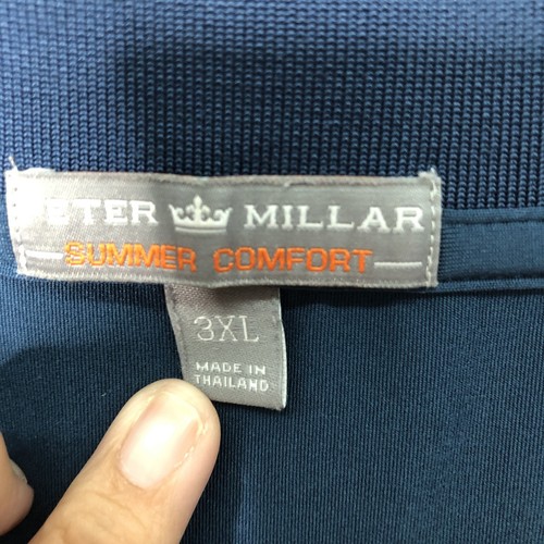 Peter Millar Polo Shirt Mens 3XL Summer Comfort Golf Wave Embroidery Performance - Picture 3 of 13