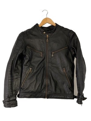 Degner Single Rider Jacket/L/Sheepskin/Blk/Plain// 3569