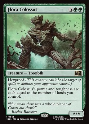Flora Colossus Magic The Gathering Marvel Super Heroes