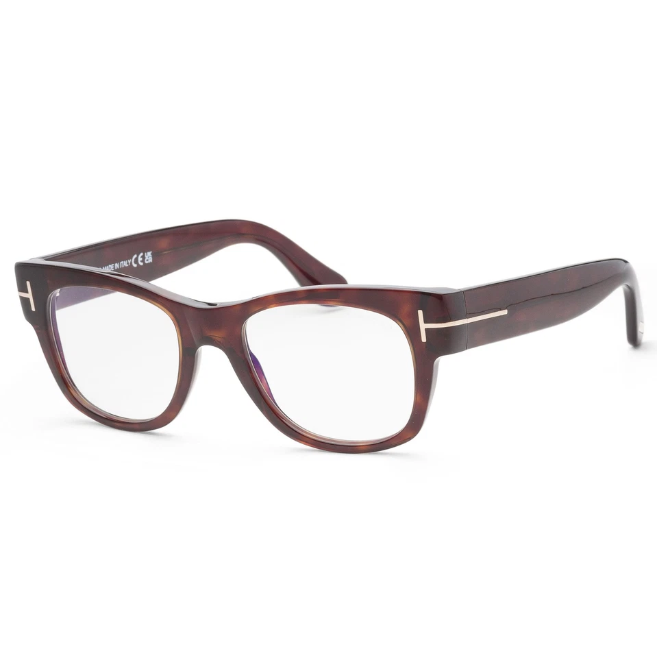 Ópticas Tom Ford de moda para hombre 52 mm Dark Havana FT5040-B-52-52