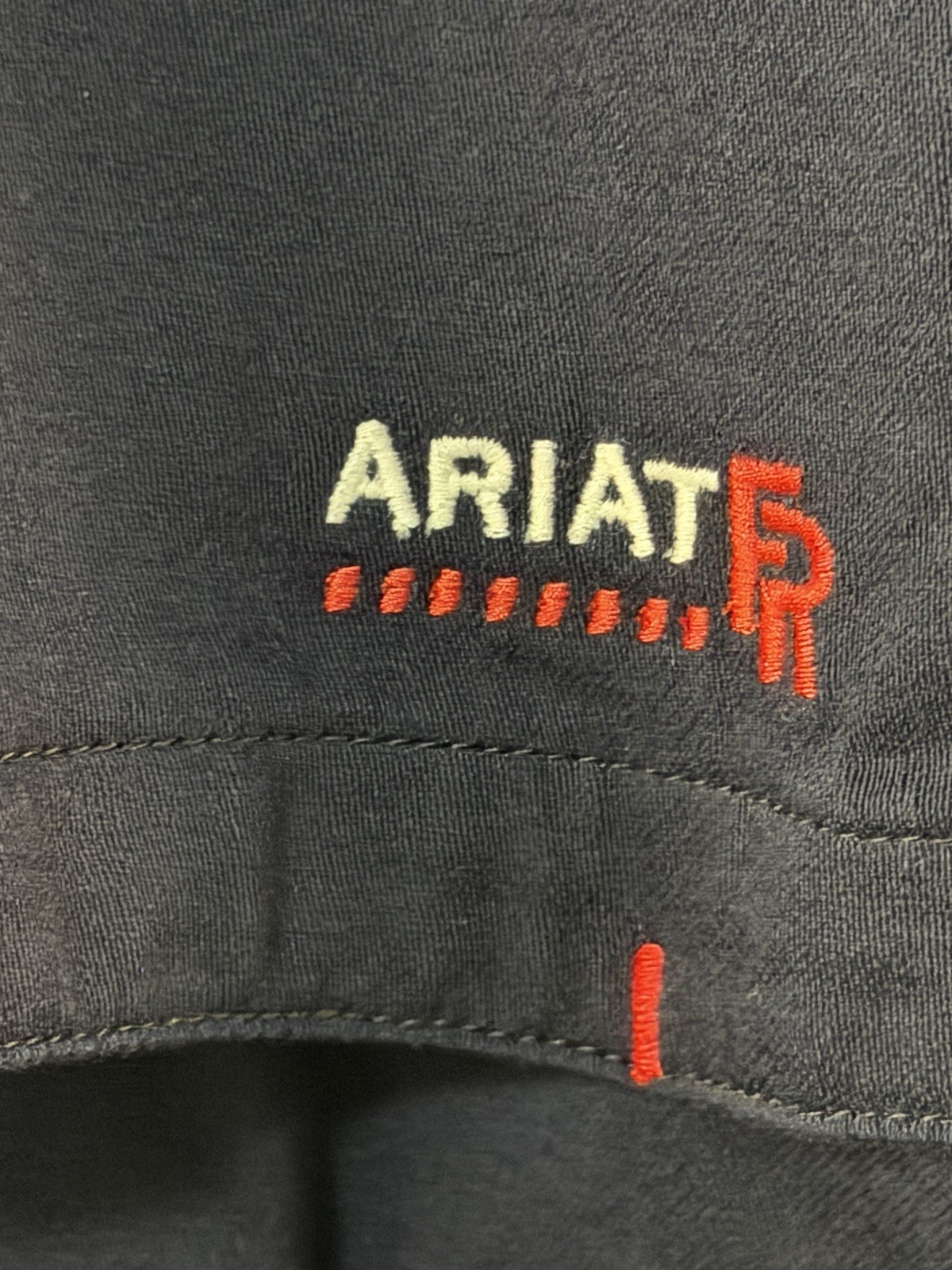 Ariat FR Western Performance Navy Vent Work Shirt… - image 5