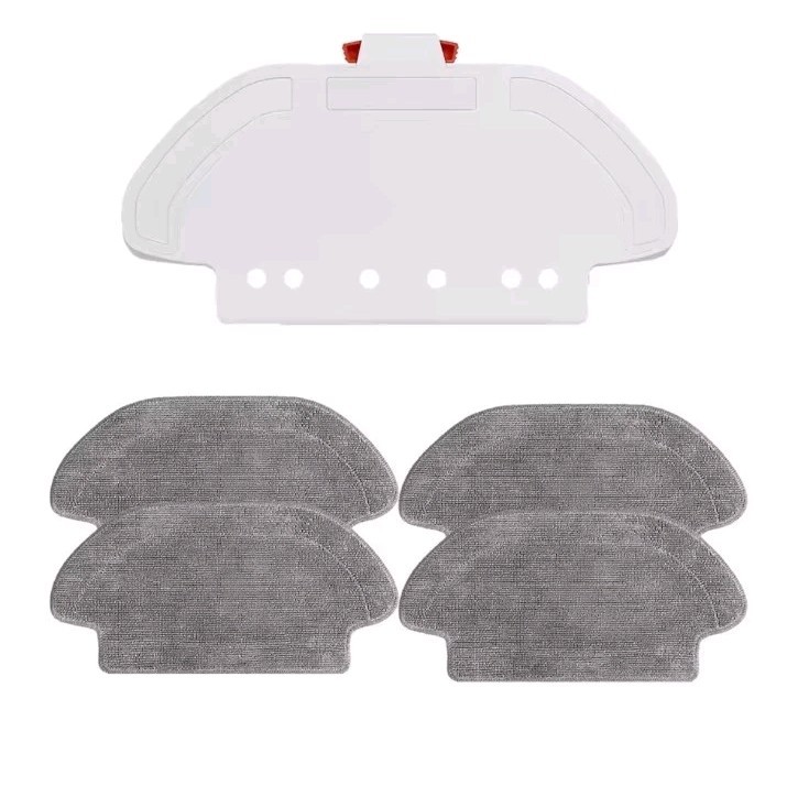 Support serpillère et 6 lingettes pour Xiaomi Mi Robot pour éliminer les taches tenaces