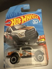 NIP 2018 Hot Wheels Mainline '17 Ford F-150 Raptor 57/365 White HW Hot Trucks