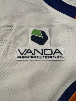 New York Islanders Vanda Pharmaceuticals Ad Patch For Away Jersey