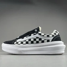 Vans Old Skool Overt CC Men’s 11.5 Checkerboard Black White Casual Sneakers NEW