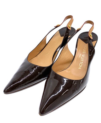 値下げ！Louis Vuitton ハイヒール ブラウン/ブラック LOUIS VUITTON Pumps Brown PVC Women's Shoes Size US 7 | eBay