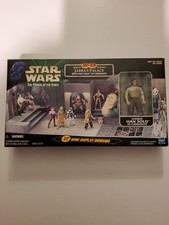 Star Wars Power Of Force Jabba's Palace 3D Display Diorama w Han Solo Carbonite