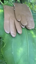 Aris GLOVES Womens Size Medium NEW w/ TAG Brown Lined VINTAGE Novakid